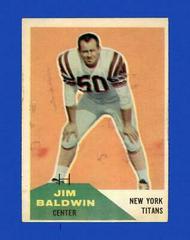 Jim Baldwin Football Cards 1960 Fleer Prices