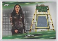 Tamina [Green] Wrestling Cards 2019 Topps WWE Money in the Bank Mat Relics Prices