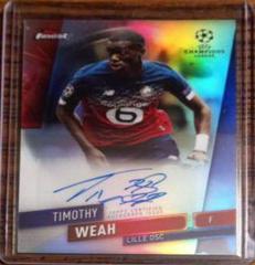 Timothy Weah #FA-TWE Soccer Cards 2019 Finest UEFA Champions League Autographs Prices