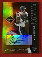 Andre Johnson [Autograph Bronze Spotlight] Football Cards 2003 Leaf Limited Prices