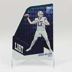 Josh Allen [Green] #AL-2 Football Cards 2022 Panini Donruss Elite A List Prices