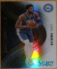 Joel Embiid [Silver] #5 Basketball Cards 2022 Panini Select Unstoppable Prices