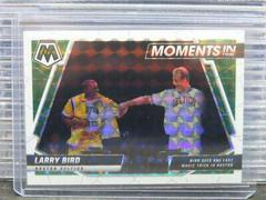 Larry Bird [White] #19 Basketball Cards 2021 Panini Mosaic Moments in Time Prices