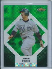 Jorge Posada [Green Xfractor] Baseball Cards 2006 Finest Prices