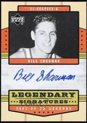 Bill Sharman Legendary Signatures #LS-BS Basketball Cards 2003 Upper Deck Legends Legendary Signatures Prices
