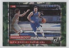 Luka Doncic [Green Ice] #1 Basketball Cards 2021 Panini Donruss Franchise Features Prices