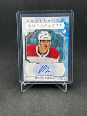 Justin Barron #AF-JU Hockey Cards 2023 Upper Deck Artifacts Autograph Facts Prices