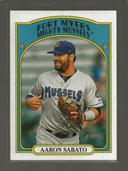 Aaron Sabato #22 Baseball Cards 2021 Topps Heritage Minor League Prices