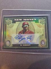 Elijah Green [Autograph] Baseball Cards 2023 Bowman Platinum New Money Prices