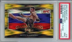 Islam Makhachev [Gold Flash] #16 Ufc Cards 2022 Panini Select UFC Global Icons Prices