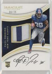 Paul Perkins [Patch Autograph Gold] #118 Football Cards 2016 Panini Immaculate Prices