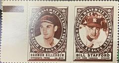 Harmon Killebrew, Bill Stafford Baseball Cards 1961 Topps Stamp Panels Prices