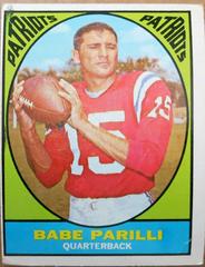 Babe Parilli Football Cards 1967 Topps Prices