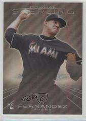 Jose Fernandez [Refractor] #13 Baseball Cards 2013 Bowman Sterling Prices