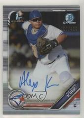 Alejandro Kirk [Refractor] #CPA-AK Baseball Cards 2019 Bowman Chrome Prospects Autographs Prices