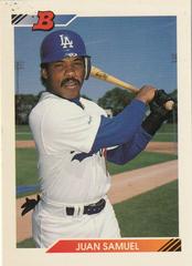 Juan Samuel Baseball Cards 1992 Bowman Prices