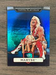 Maryse [Blue] Wrestling Cards 2010 Topps Platinum WWE Prices