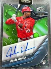 Jordan Walker #CBA-JWA Baseball Cards 2023 Topps Chrome Black Autographs Prices