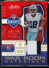 Jalen Tolbert [Gold] #31 Football Cards 2022 Panini Absolute War Room Materials Prices