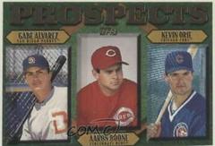 Aaron Boone, Gabe Alvarez, Kevin Orie Baseball Cards 1997 Topps Prices