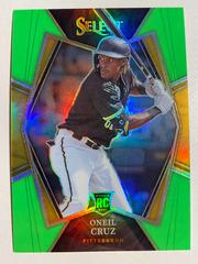 Oneil Cruz [Neon Green Prizm] #101 Baseball Cards 2022 Panini Select Prices