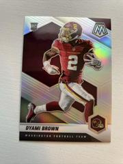 Dyami Brown [Silver] Football Cards 2021 Panini Mosaic Rookie Variations Prices
