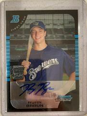 Ryan Braun [Autograph] #168 Baseball Cards 2005 Bowman Chrome Draft Picks Prices