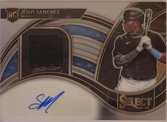 Jesus Sanchez Baseball Cards 2021 Panini Select Rookie Jersey Autographs Prices