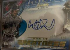 Ichiro [Blue] #IDG-I Baseball Cards 2023 Topps Inception Dawn of Greatness Autographs Prices
