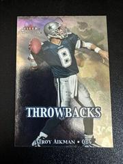 Troy Aikman Football Cards 2000 Fleer Throwbacks Prices