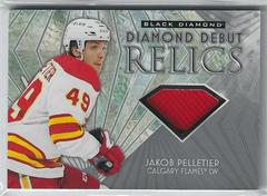 Jakob Pelletier #DD-JP Hockey Cards 2023 Upper Deck Black Diamond Debut Relic Prices