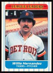 Willie Hernandez Baseball Cards 1986 Fleer League Leaders Prices