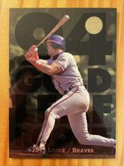 Javy Lopez #1 of 20 Baseball Cards 1994 Leaf Gold Rookies Prices