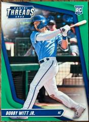 Bobby Witt Jr. [Green] #13 Baseball Cards 2022 Panini Chronicles Threads Prices