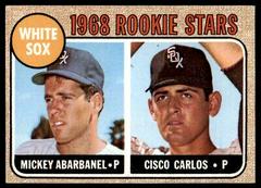 White Sox Rookies [M. Abarbanel, C. Carlos] #287 Baseball Cards 1968 Topps Prices