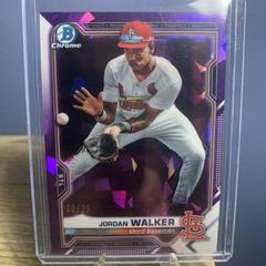 Jordan Walker [Purple] #BCP-236 Baseball Cards 2021 Bowman Chrome Sapphire Prospects Prices