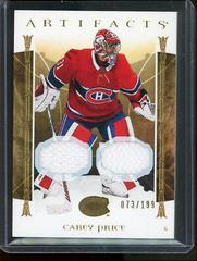 Carey Price [Material Gold] Hockey Cards 2022 Upper Deck Artifacts Prices