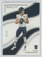Tyson Bagent #3 Football Cards 2023 Panini Immaculate Prices