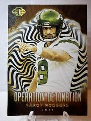 Aaron Rodgers [Black] #1 Football Cards 2023 Panini Illusions Operation Detonation Prices