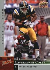 Laveranues Coles #33 Football Cards 2009 Upper Deck First Edition Prices