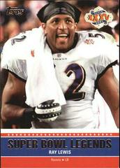 Ray Lewis Football Cards 2011 Topps Super Bowl Legends Prices