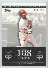 Albert Pujols Baseball Cards 2007 Topps Moments & Milestones Prices