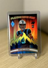 Bryce Young [Yellow] #PWF-1 Football Cards 2023 Panini Phoenix Playing with Fire Prices