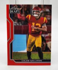 Caleb Williams [Red] #B1-2 Football Cards 2023 Leaf Draft V1 Prices