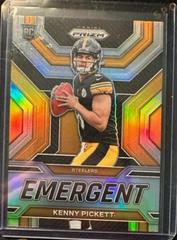 Kenny Pickett [Silver] #E-1 Football Cards 2022 Panini Prizm Emergent Prices