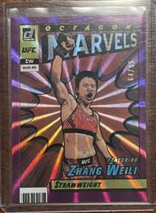 Zhang Weili [Purple Laser] Ufc Cards 2022 Panini Donruss UFC Octagon Marvels Prices