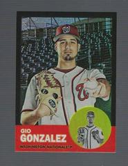 Gio Gonzalez [Black Refractor] #HP65 Baseball Cards 2012 Topps Heritage Chrome Prices