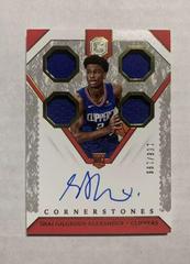 Shai Gilgeous Alexander [Rookie Autograph Relics] Basketball Cards 2018 Panini Cornerstones Prices