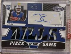 James Cook [Purple] #PGS-JC Football Cards 2022 Panini Certified Piece of the Game Signatures Prices