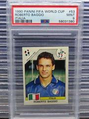 Roberto Baggio #53 Soccer Cards 1990 Panini FIFA World Cup Italia Prices